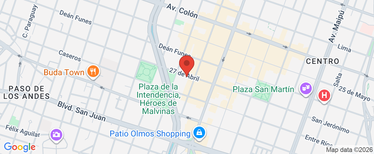 Mapa de la ubicación