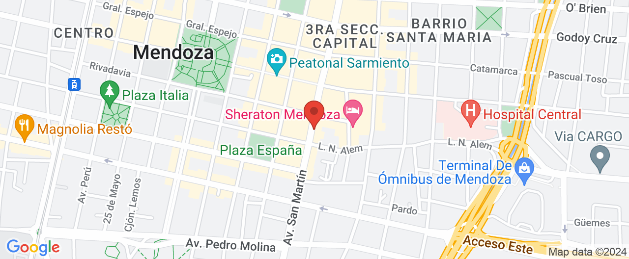 Mapa de la ubicación