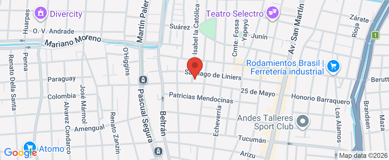 Mapa de la ubicación