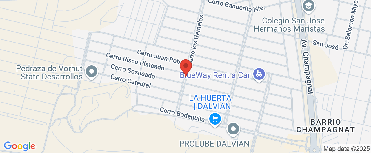 Mapa de la ubicación