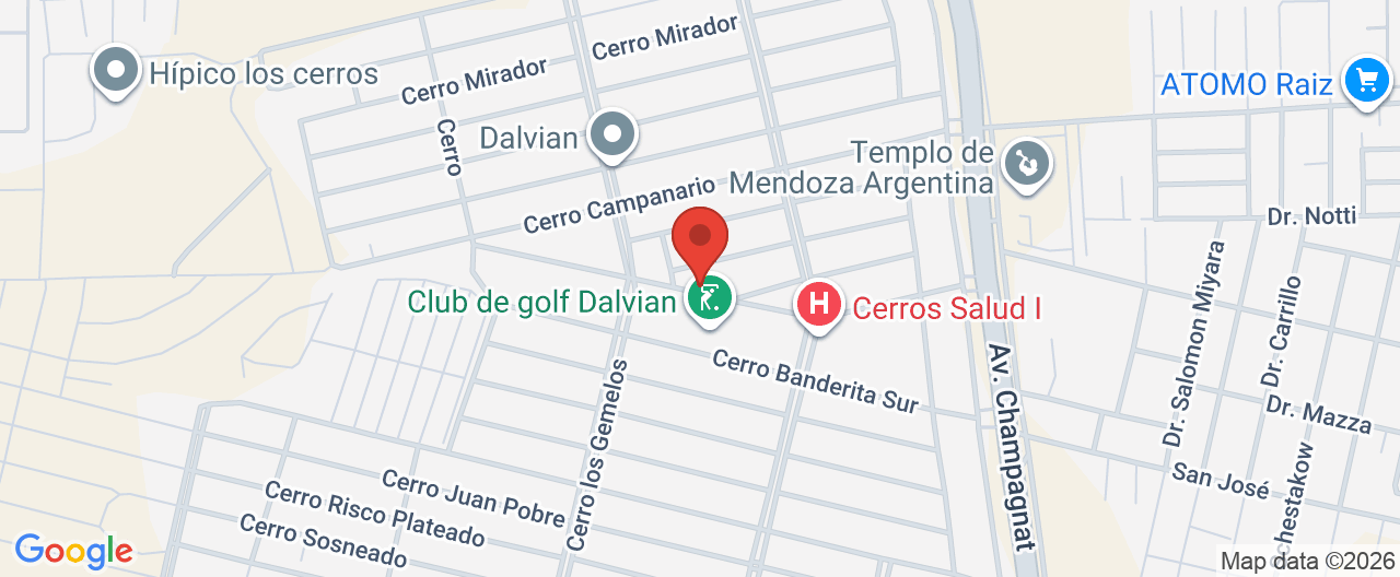 Mapa de la ubicación
