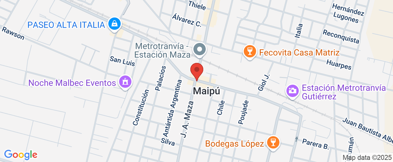 Mapa de la ubicación
