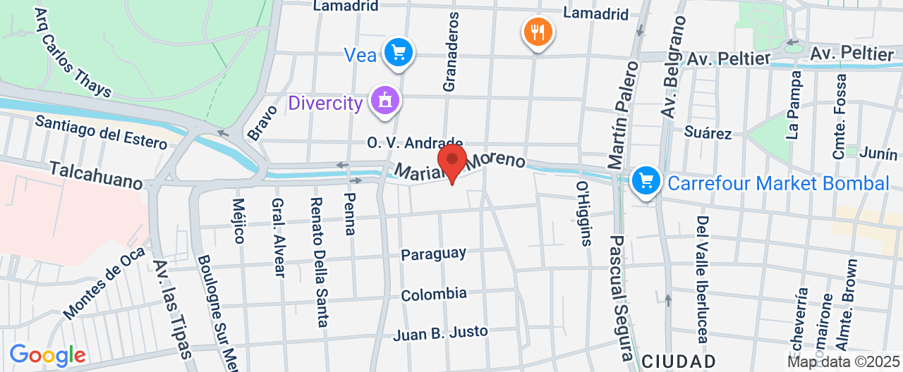 Mapa de la ubicación