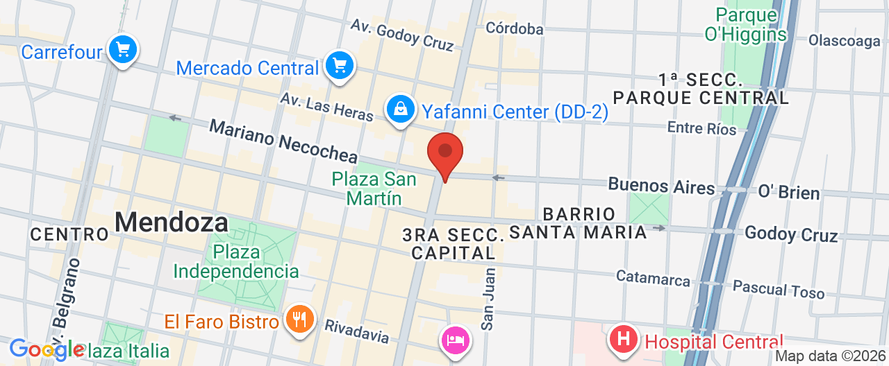 Mapa de la ubicación