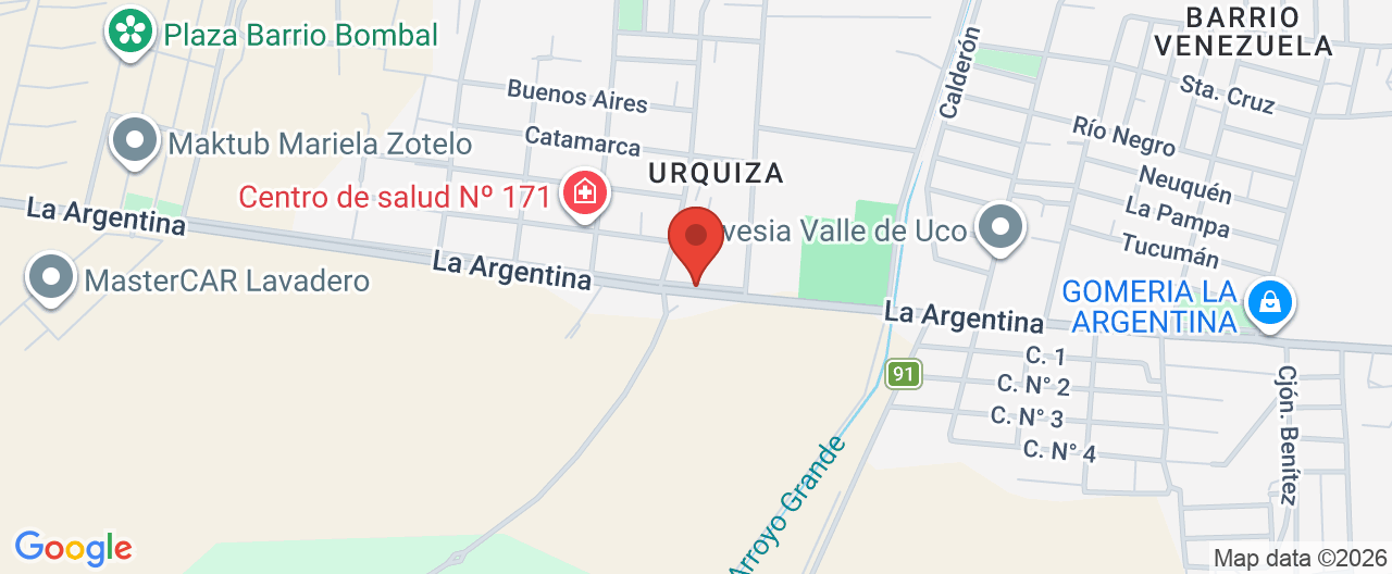 Mapa de la ubicación