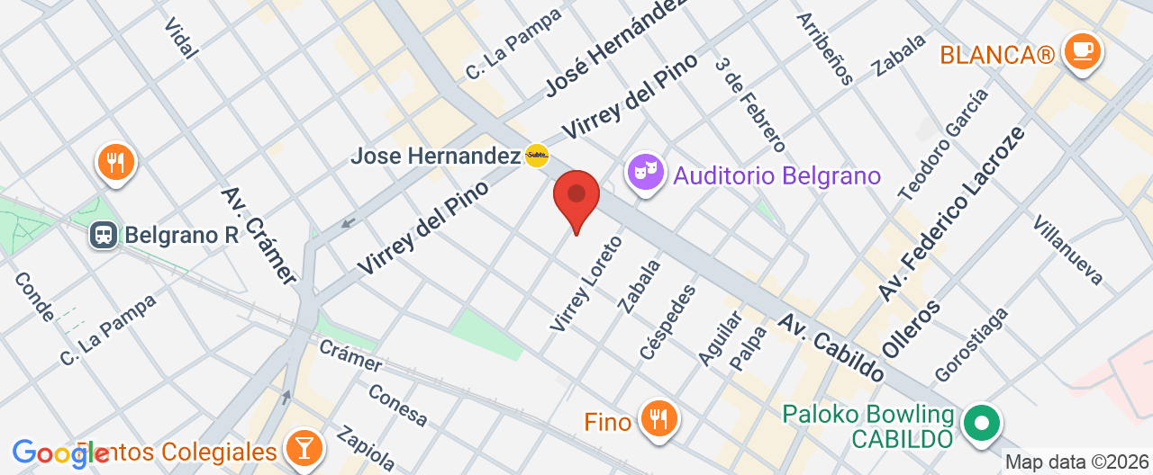 Mapa de la ubicación