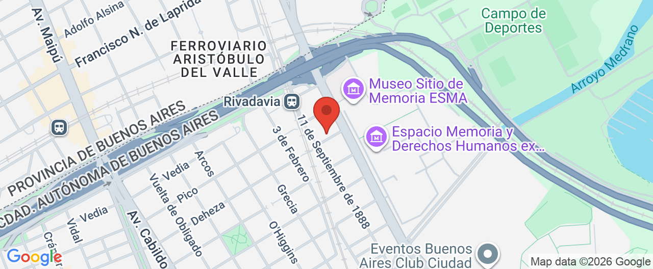 Mapa de la ubicación