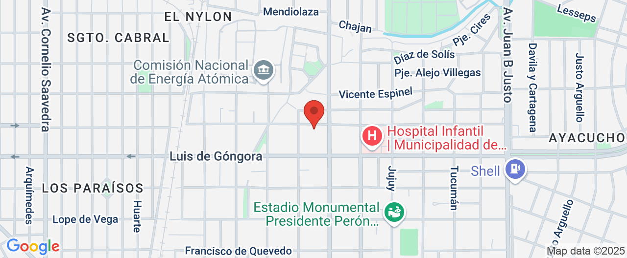 Mapa de la ubicación