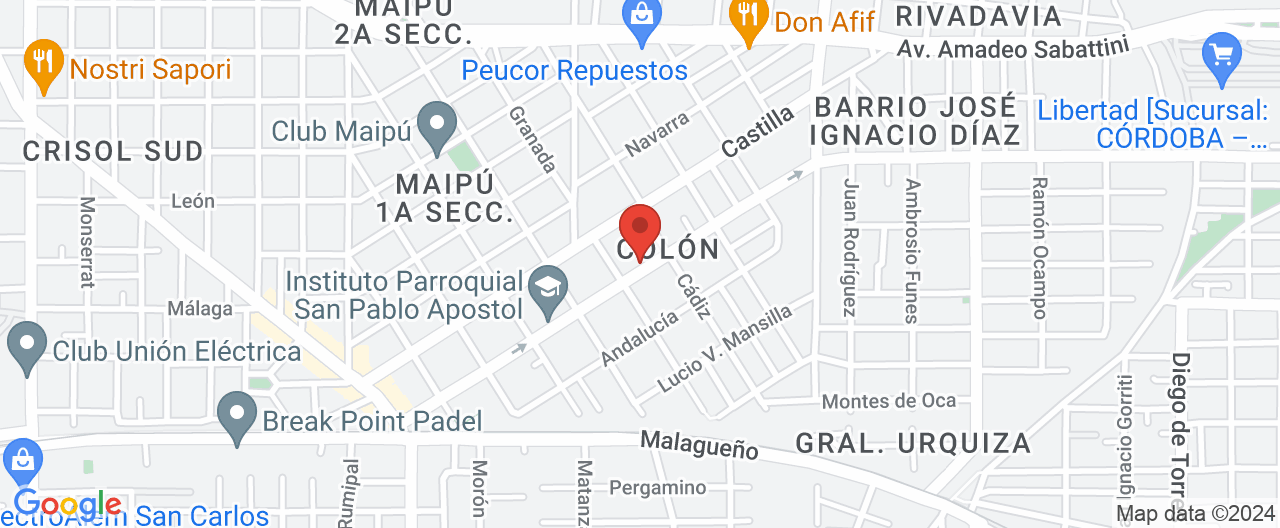 Mapa de la ubicación