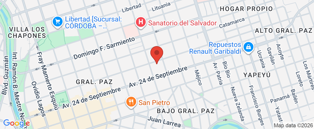 Mapa de la ubicación