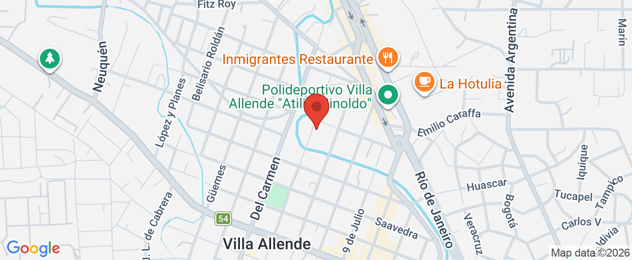 Mapa de la ubicación