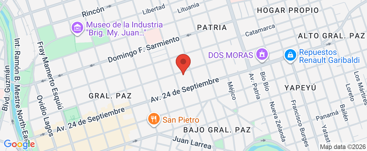 Mapa de la ubicación
