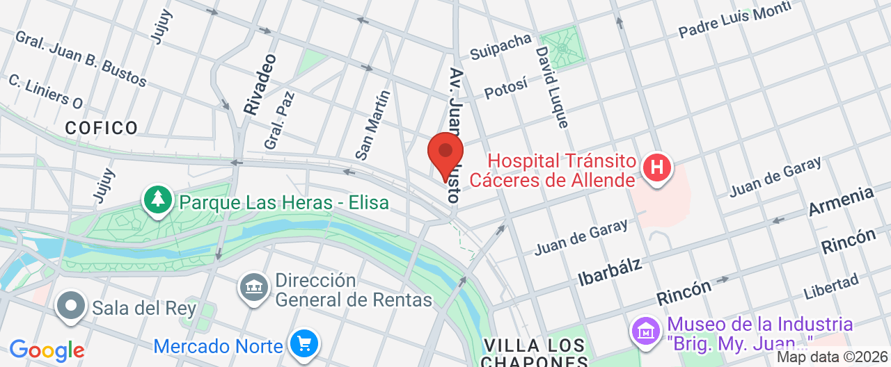 Mapa de la ubicación