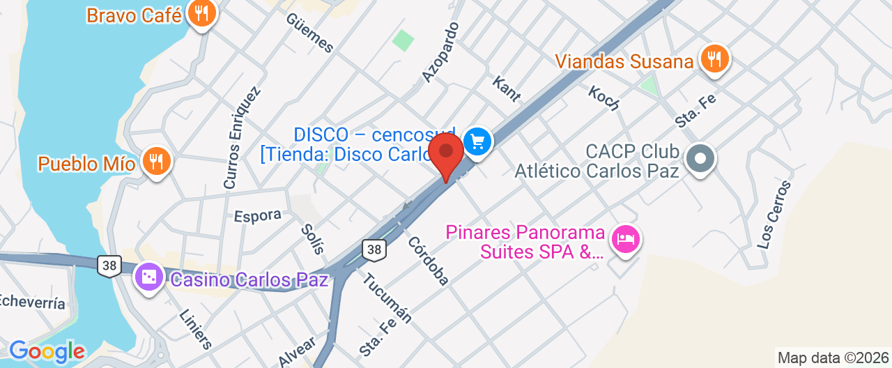 Mapa de la ubicación