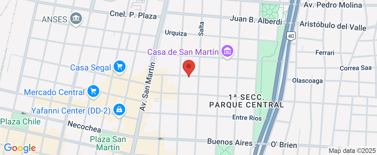 Mapa de la ubicación