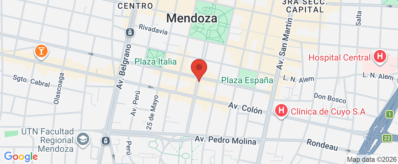 Mapa de la ubicación