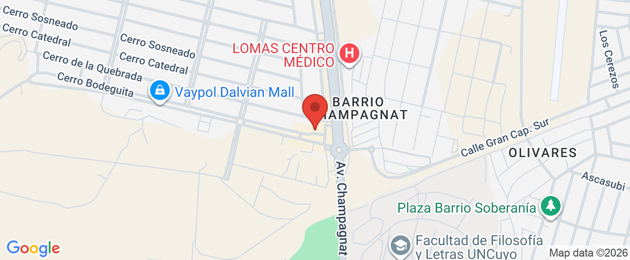 Mapa de la ubicación