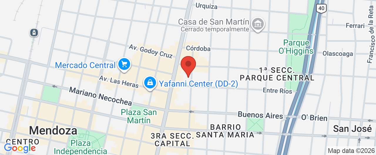 Mapa de la ubicación