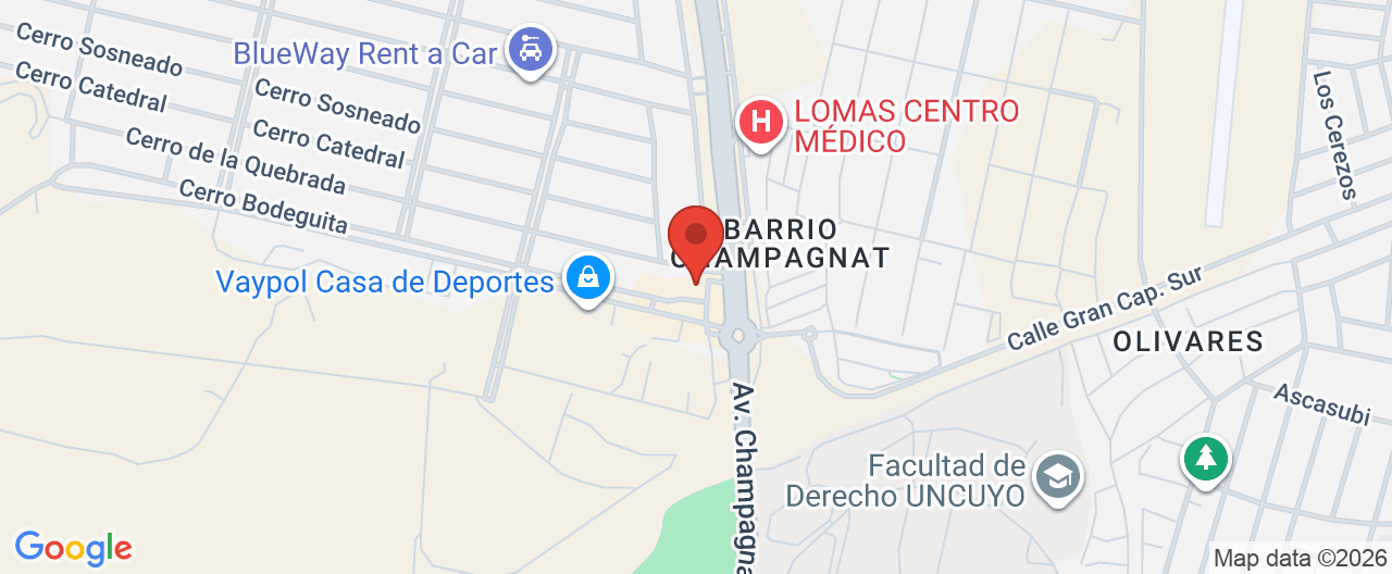 Mapa de la ubicación