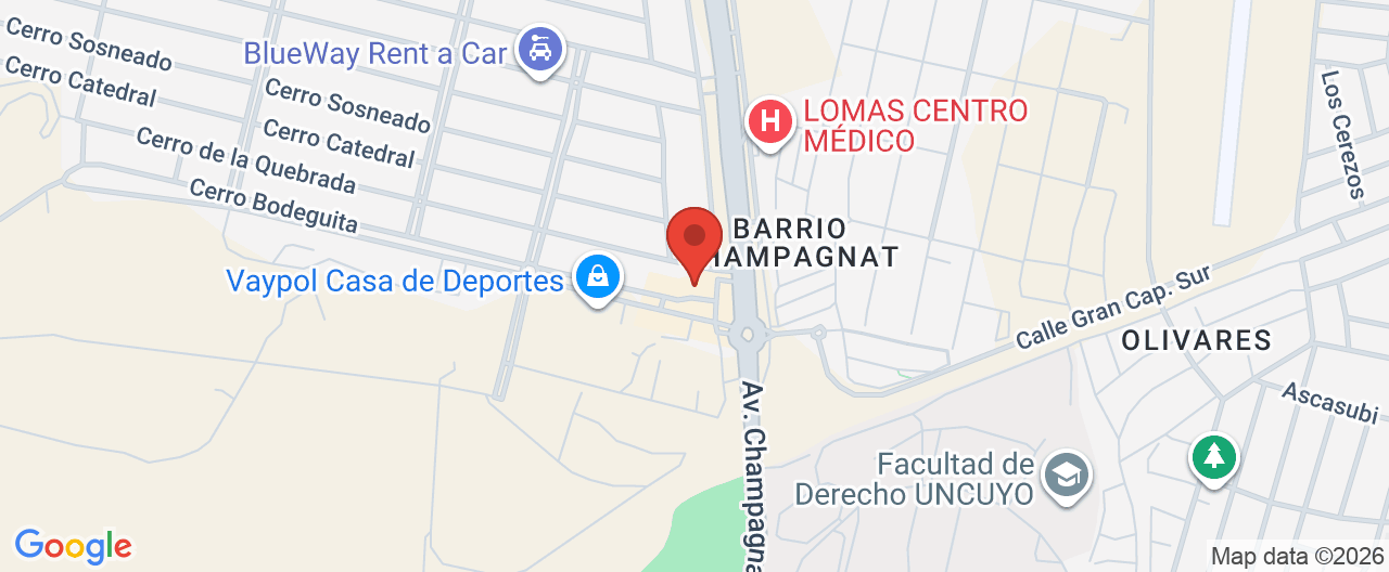 Mapa de la ubicación