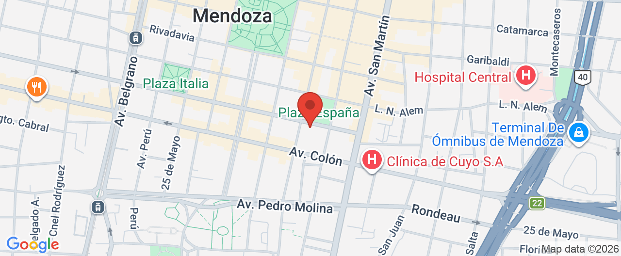 Mapa de la ubicación