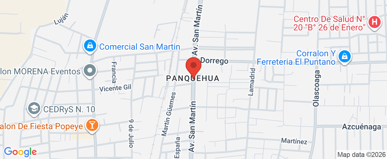 Mapa de la ubicación