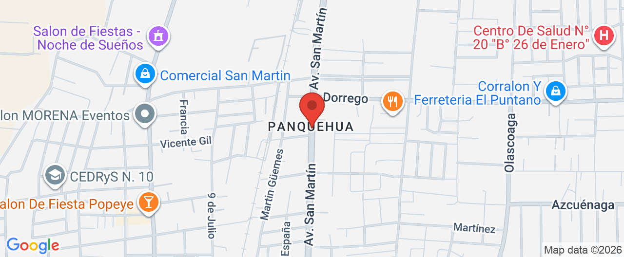 Mapa de la ubicación