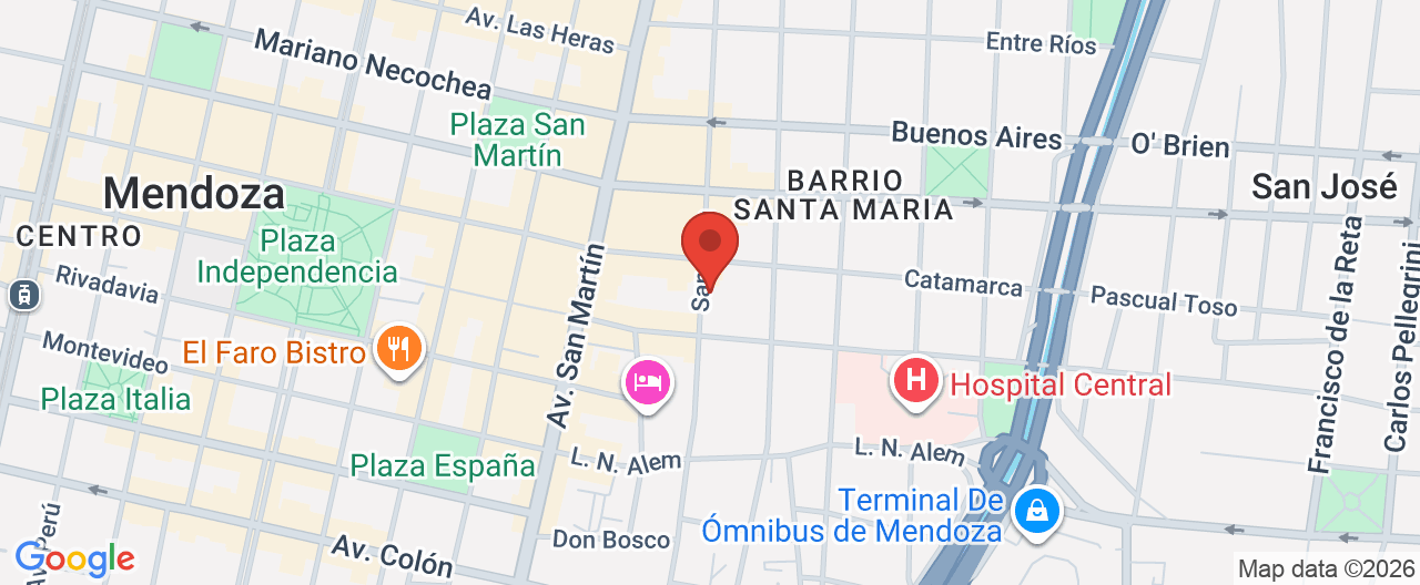 Mapa de la ubicación