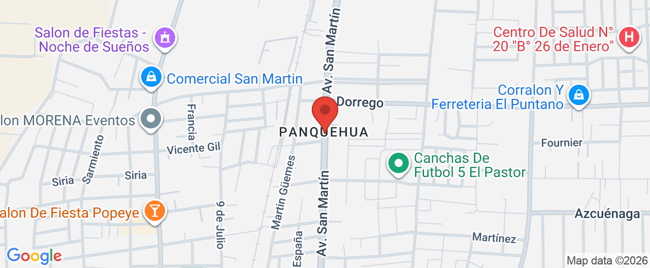 Mapa de la ubicación