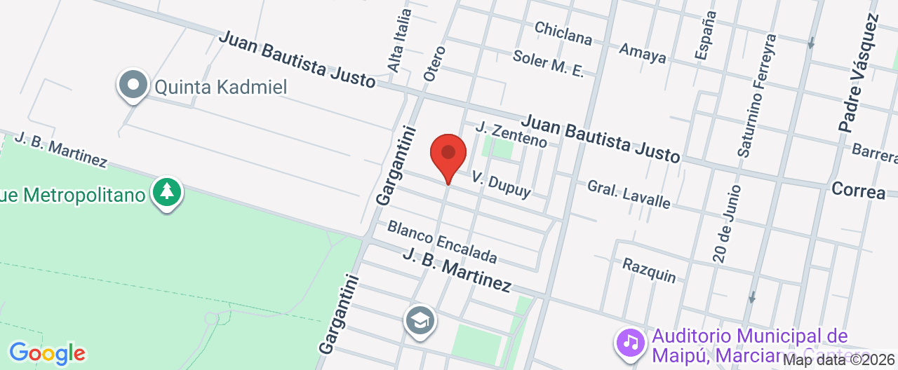 Mapa de la ubicación
