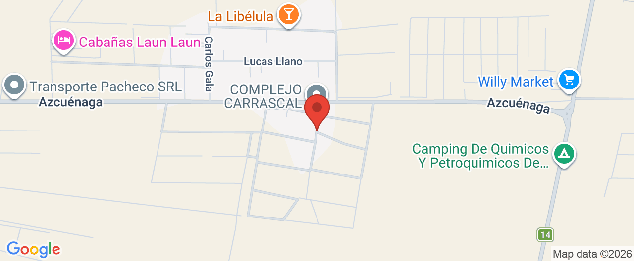 Mapa de la ubicación