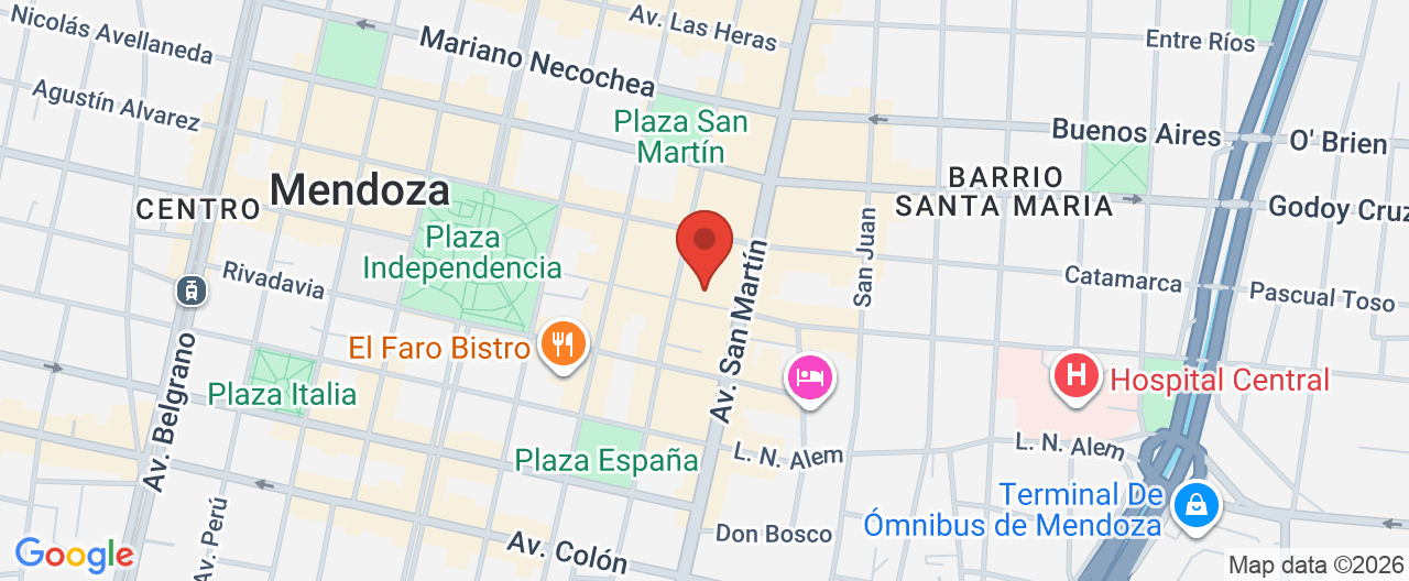 Mapa de la ubicación