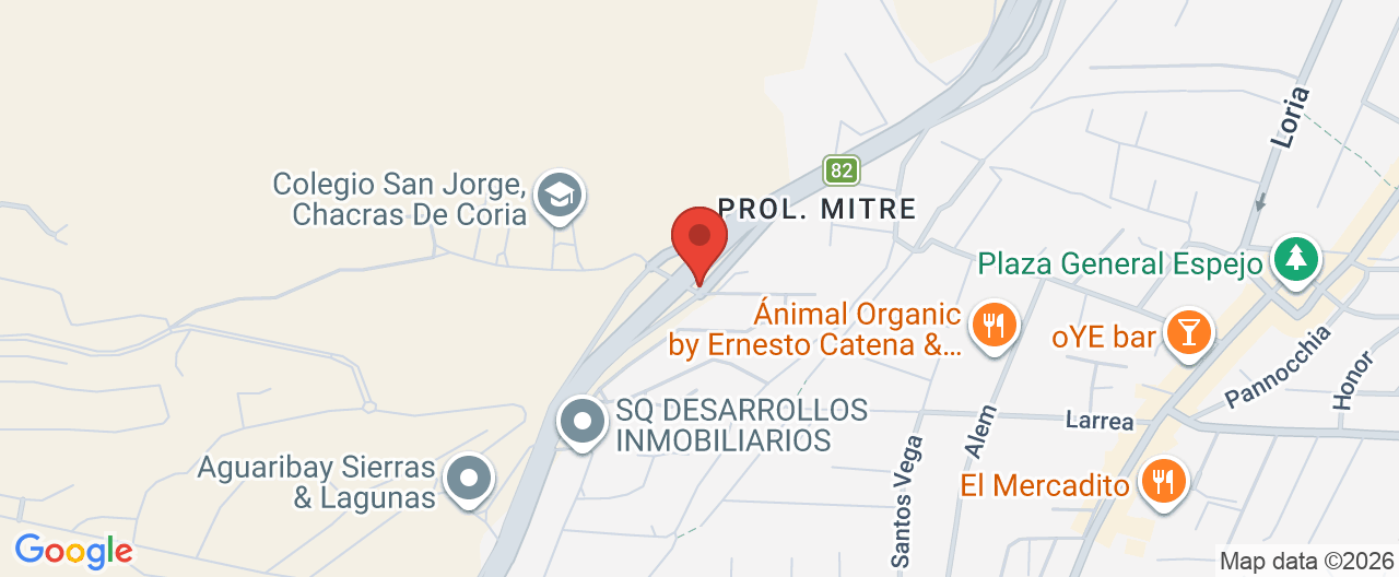 Mapa de la ubicación