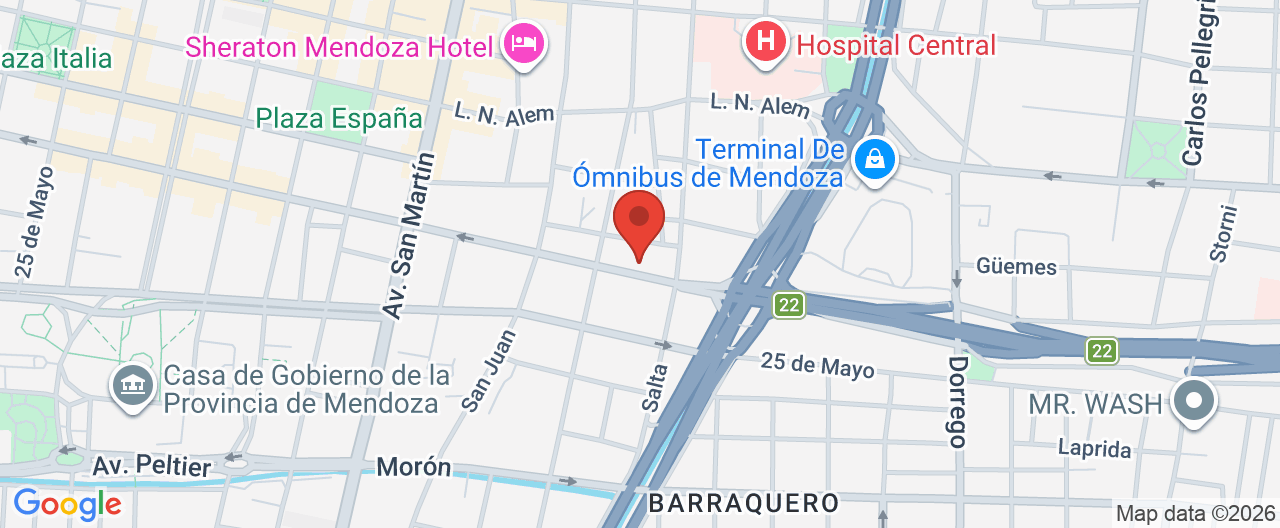 Mapa de la ubicación