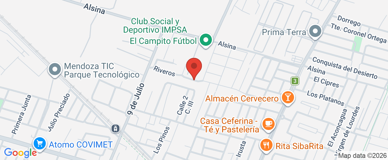 Mapa de la ubicación