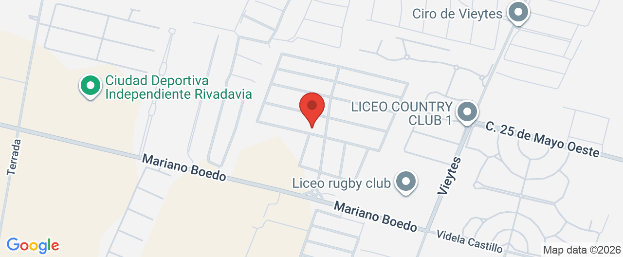 Mapa de la ubicación