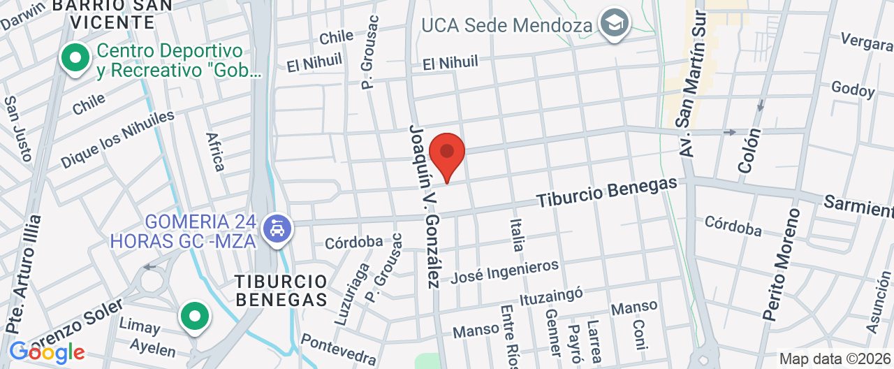 Mapa de la ubicación