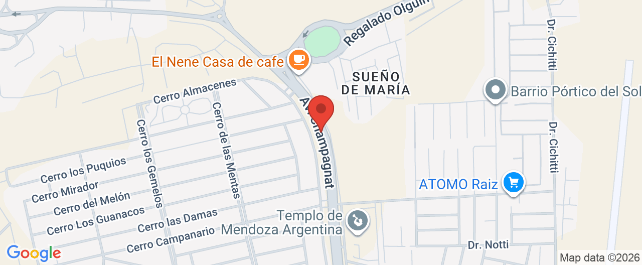 Mapa de la ubicación