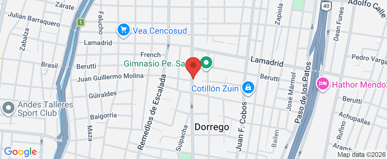 Mapa de la ubicación
