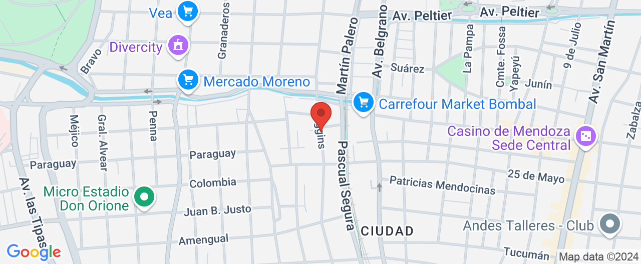 Mapa de la ubicación