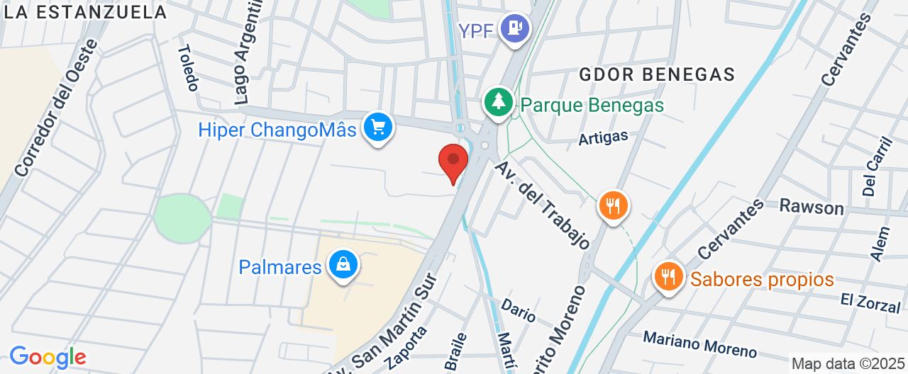 Mapa de la ubicación