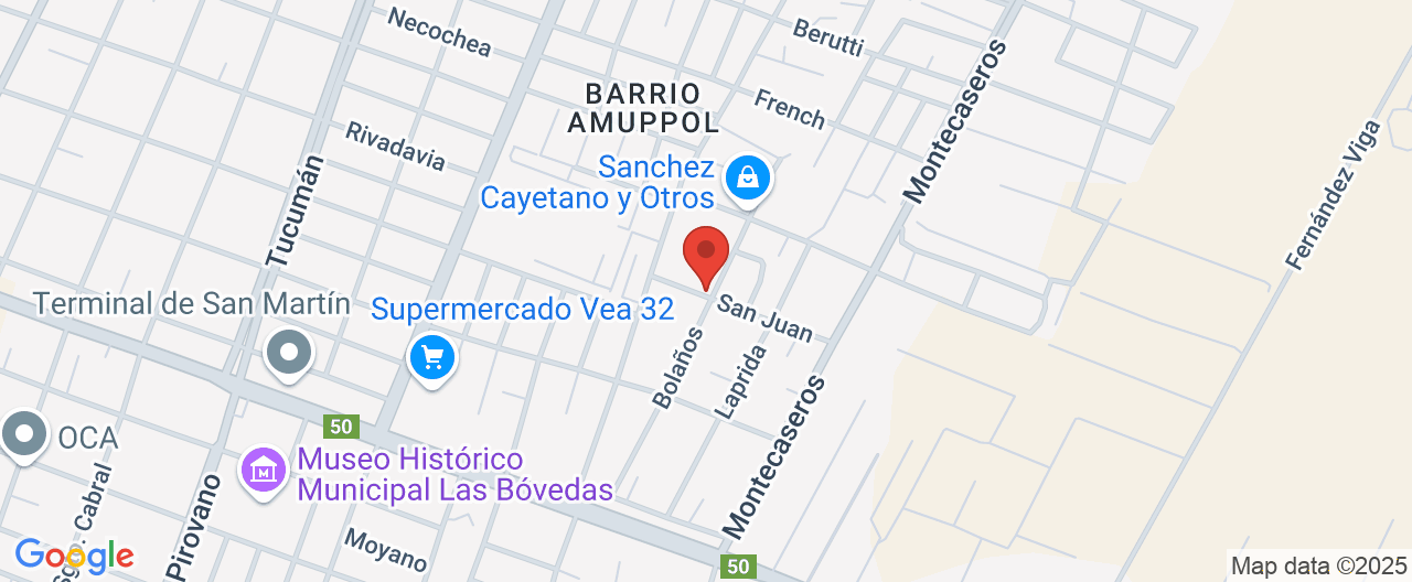 Mapa de la ubicación