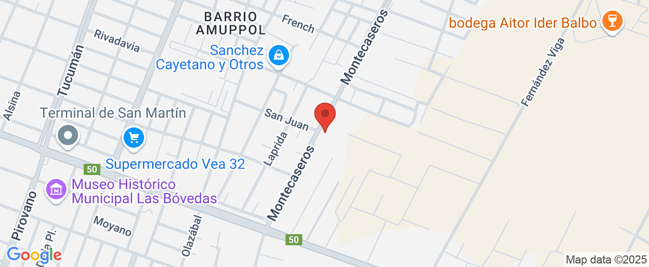 Mapa de la ubicación