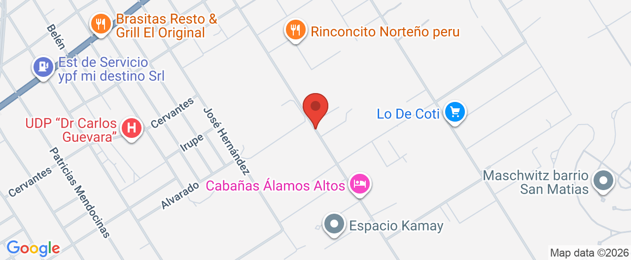 Mapa de la ubicación