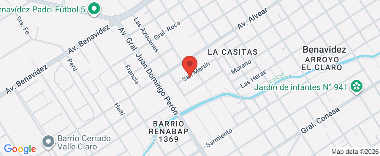 Mapa de la ubicación
