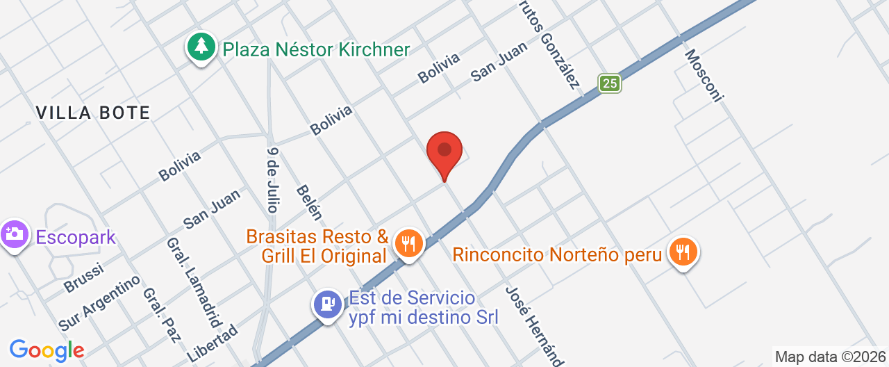 Mapa de la ubicación