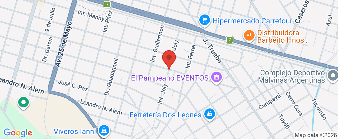 Mapa de la ubicación