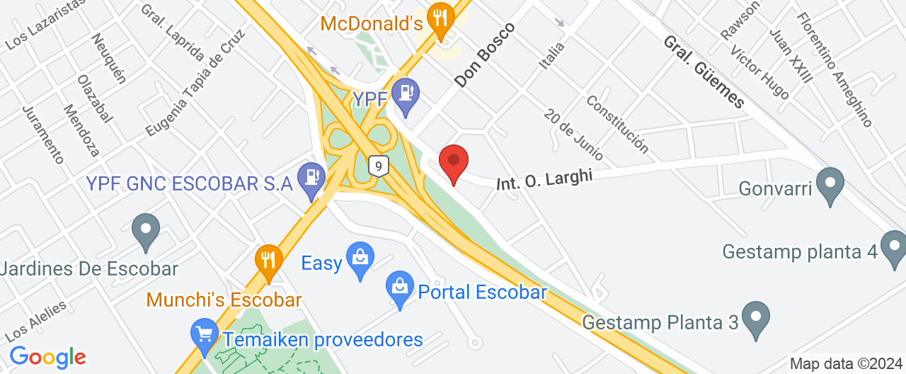 Mapa de la ubicación