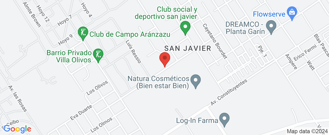 Mapa de la ubicación