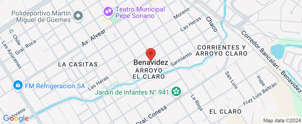 Mapa de la ubicación